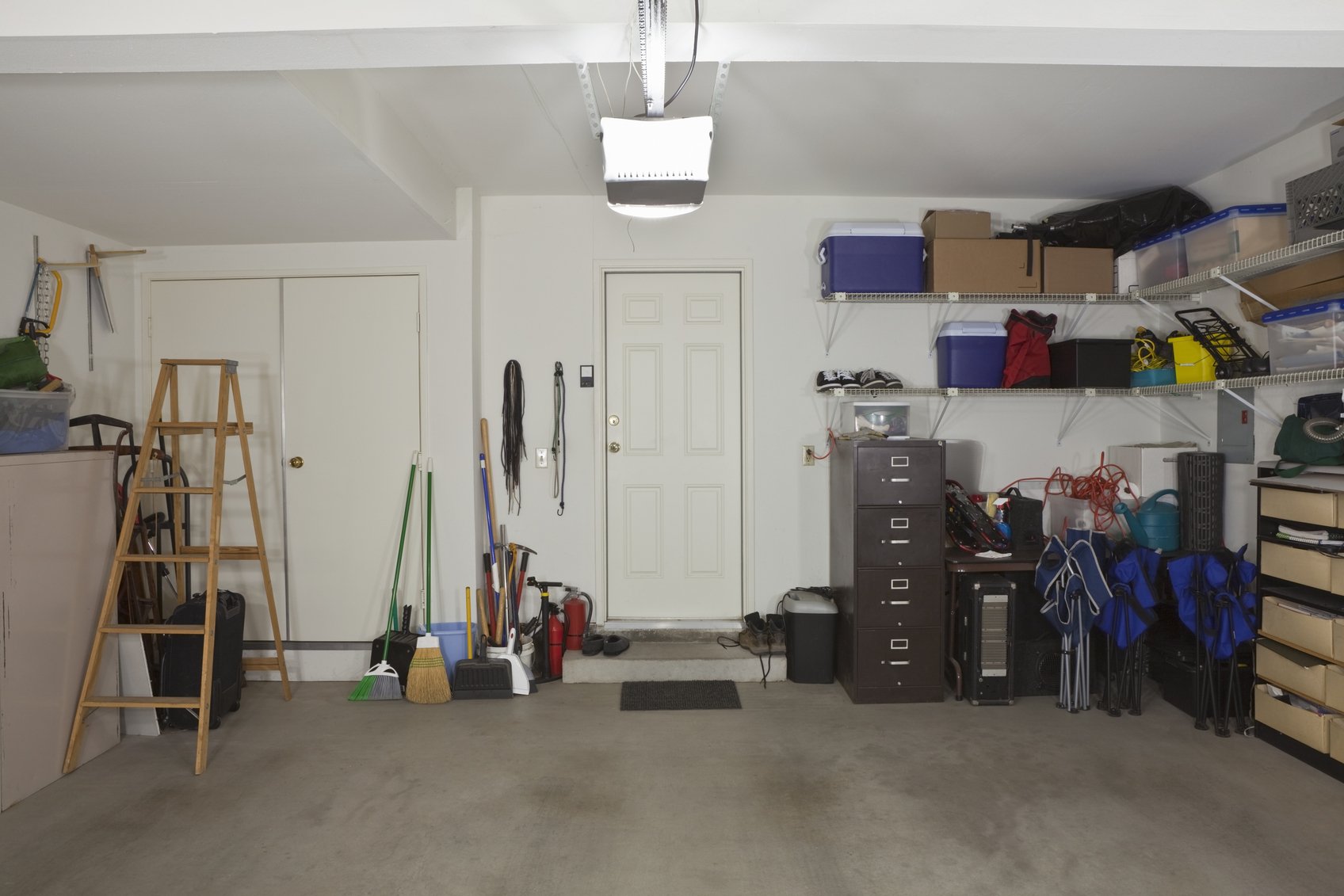 Garage door opener LEDs